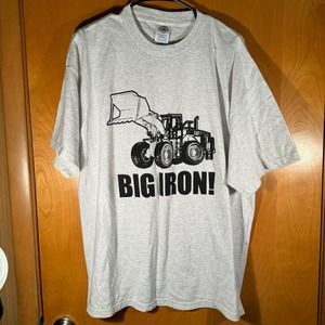 Vintage Big Iron! Caterpillar CAT Wheel Loader‎ Dozer Shirt Delta XL